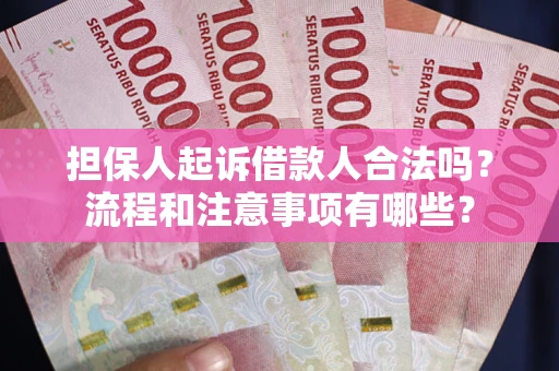 济南担保人起诉借款人合法吗？流程和注意事项有哪些？
