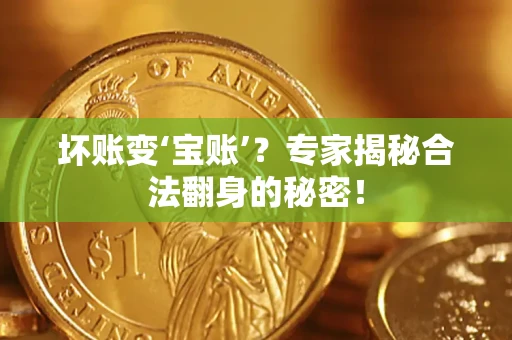 济南坏账变‘宝账’？专家揭秘合法翻身的秘密！