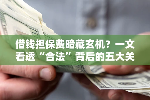济南借钱担保费暗藏玄机？一文看透“合法”背后的五大关键陷阱