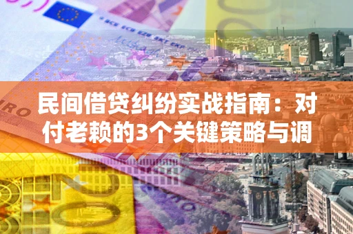 济南民间借贷纠纷实战指南：对付老赖的3个关键策略与调解盲区解析
