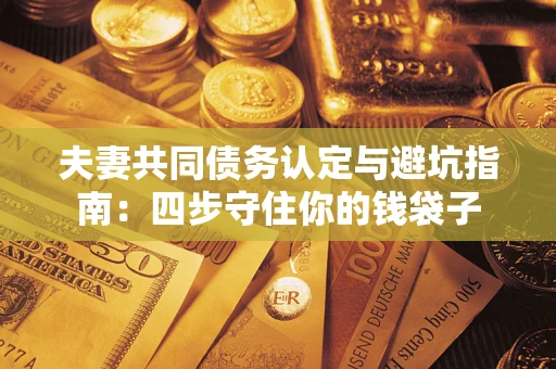 济南夫妻共同债务认定与避坑指南：四步守住你的钱袋子