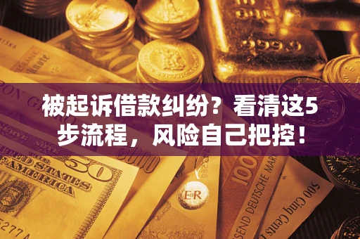 济南被起诉借款纠纷？看清这5步流程，风险自己把控！