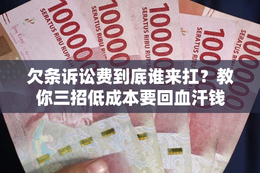 济南欠条诉讼费到底谁来扛？教你三招低成本要回血汗钱
